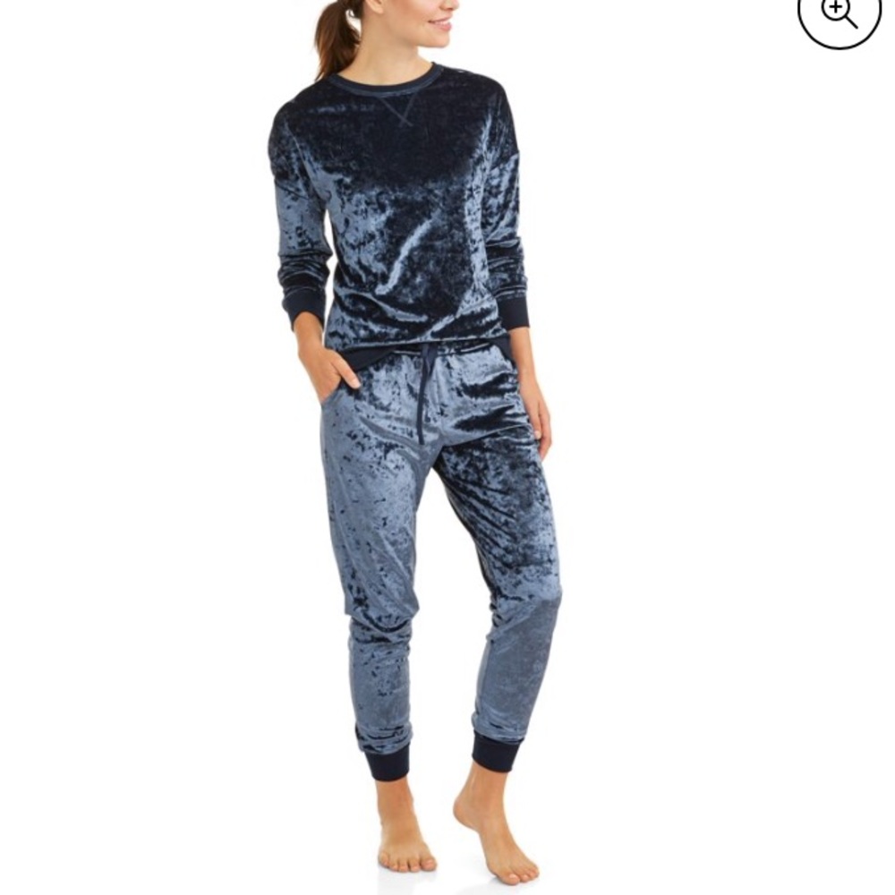 Secret treasures velour sleep jogger lounging lounge pants sz.S (4-6)